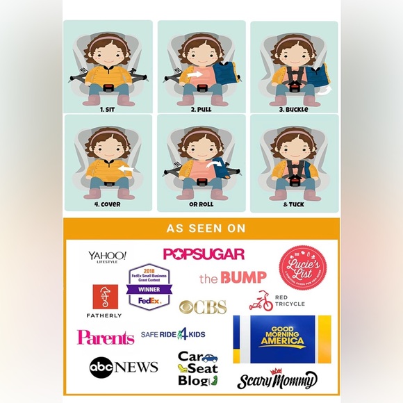 Buckle Me Baby Quick Close Car Seat Winter Coat - Picture 5 of 11